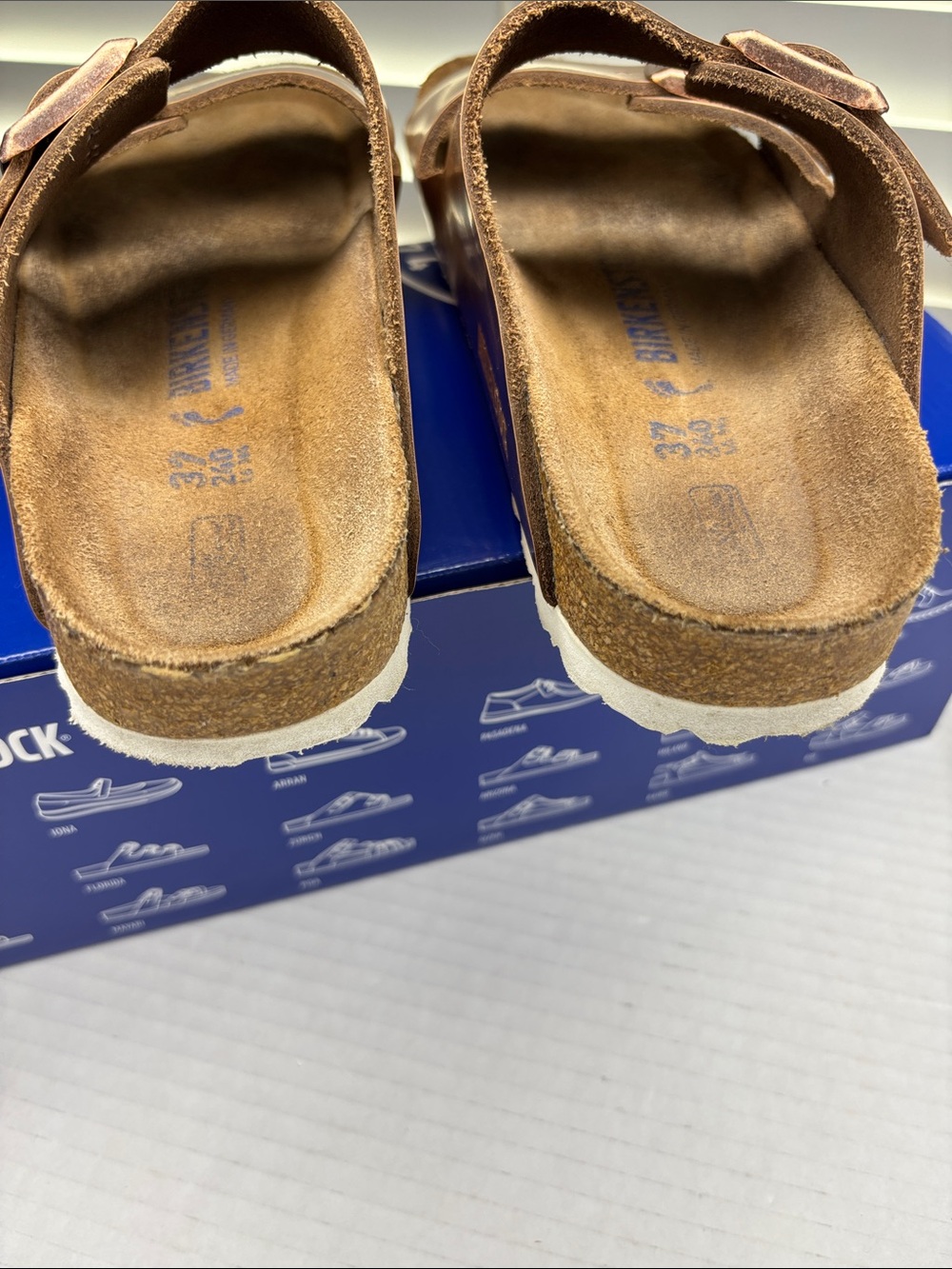 Birkenstock Arizona sandals, metallic copper, size 37 - Picture 7 of 11